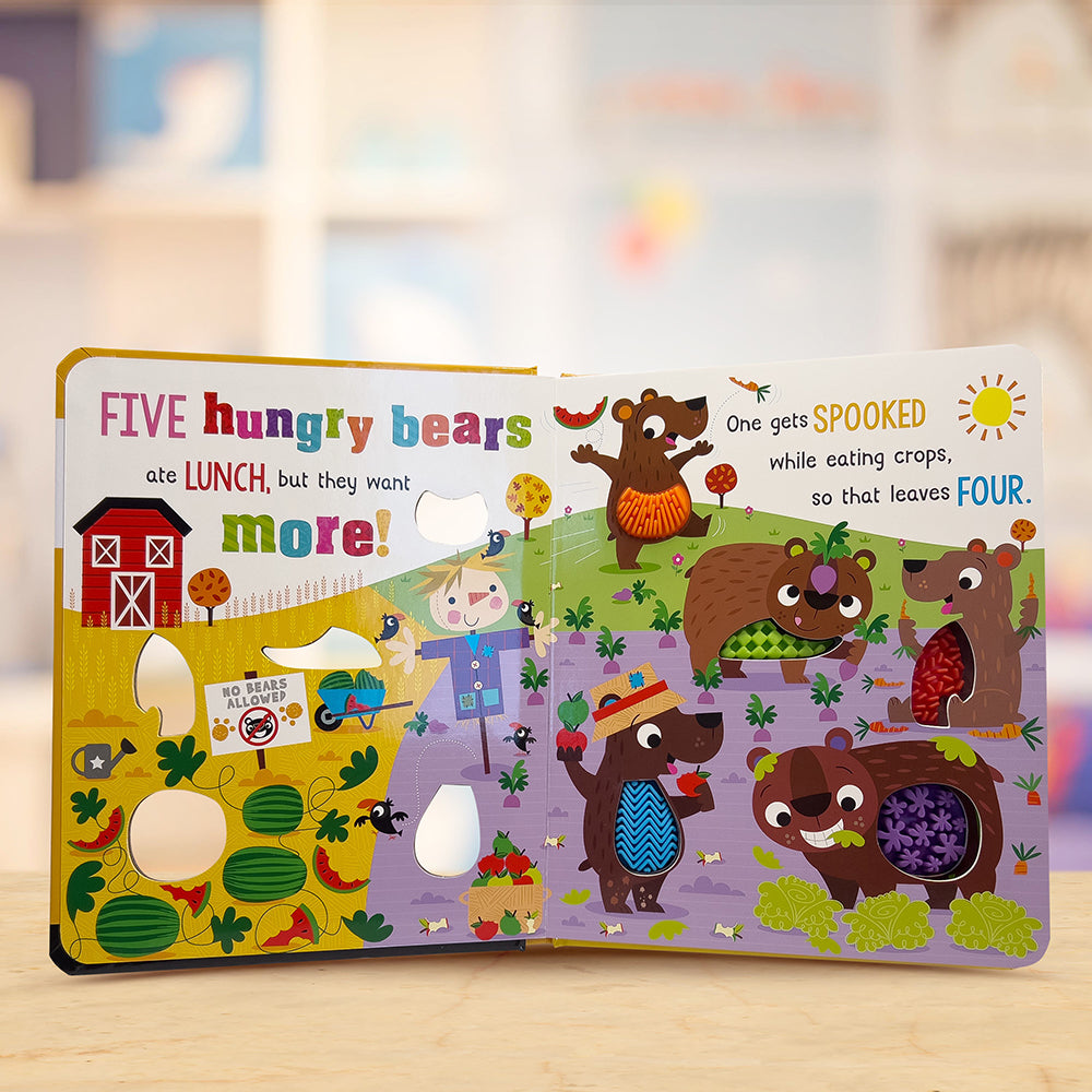 Product image 3 of Never Touch the Hungry Bears, a board book for ages 0+, by Make Believe Ideas.