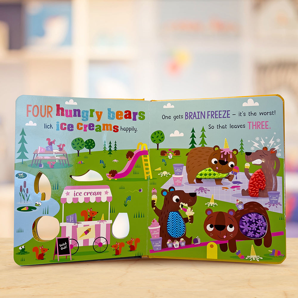 Product image 4 of Never Touch the Hungry Bears, a board book for ages 0+, by Make Believe Ideas.