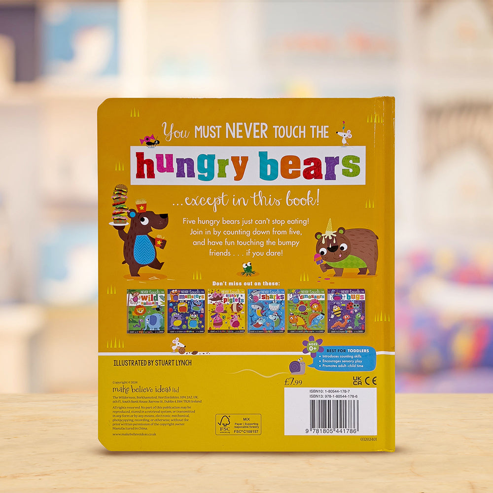 Product image 5 of Never Touch the Hungry Bears, a board book for ages 0+, by Make Believe Ideas.