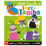 Product image 1 of Never Touch the Lazy Lambs, a board book for ages 0+, by Make Believe Ideas.
