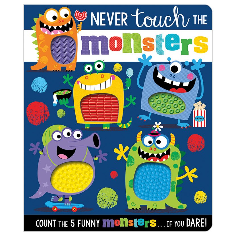Product image 1 of Never Touch the Monsters!, a board book for ages 0+, by Make Believe Ideas.