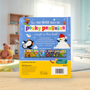 Product image 6 of Never Touch the Pesky Penguins, a board book for ages 0+, by Make Believe Ideas.