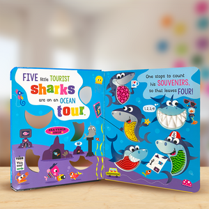 Product image 3 of Never Touch the Sharks!, a board book for ages 0+, by Make Believe Ideas.