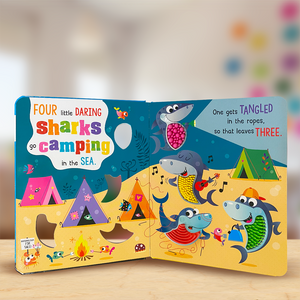 Product image 4 of Never Touch the Sharks!, a board book for ages 0+, by Make Believe Ideas.