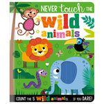 Product image 1 of Never Touch the Wild Animals, a board book for ages 0+, by Make Believe Ideas.