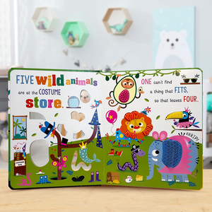 Product image 3 of Never Touch the Wild Animals, a board book for ages 0+, by Make Believe Ideas.