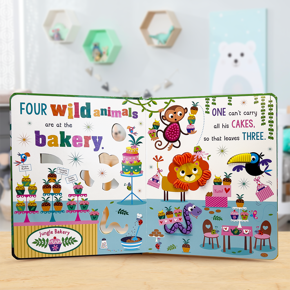 Product image 4 of Never Touch the Wild Animals, a board book for ages 0+, by Make Believe Ideas.
