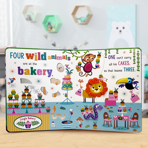 Product image 4 of Never Touch the Wild Animals, a board book for ages 0+, by Make Believe Ideas.