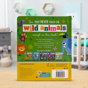 Product image 5 of Never Touch the Wild Animals, a board book for ages 0+, by Make Believe Ideas.