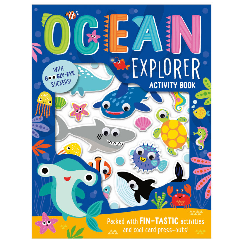 Product image 1 of Ocean Explorer Activity Book, a sticker activity book for ages 4+, by Make Believe Ideas.