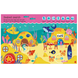 Product image 3 of Ocean Explorer Activity Book, a sticker activity book for ages 4+, by Make Believe Ideas.