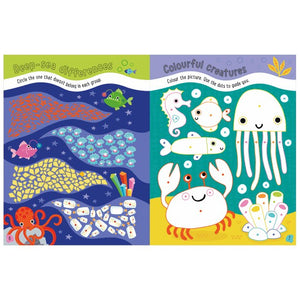 Product image 5 of Ocean Explorer Activity Book, a sticker activity book for ages 4+, by Make Believe Ideas.