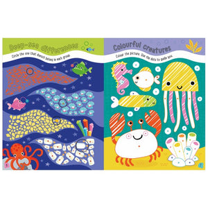 Product image 7 of Ocean Explorer Activity Book, a sticker activity book for ages 4+, by Make Believe Ideas.