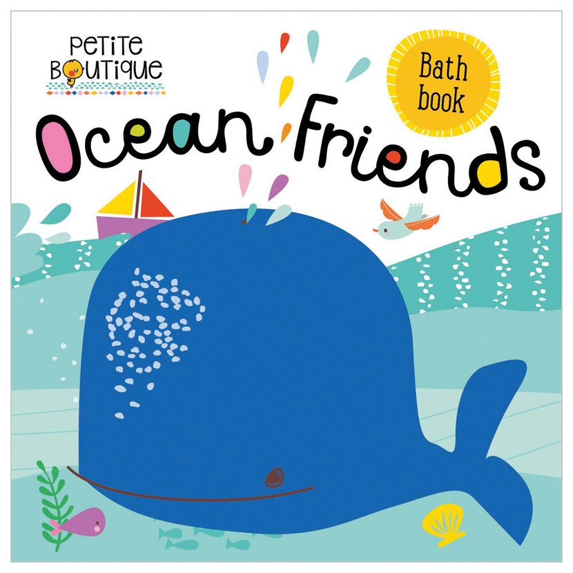 Product image 1 of Ocean Friends Bath Book, a bath book for ages 0+, by Make Believe Ideas.