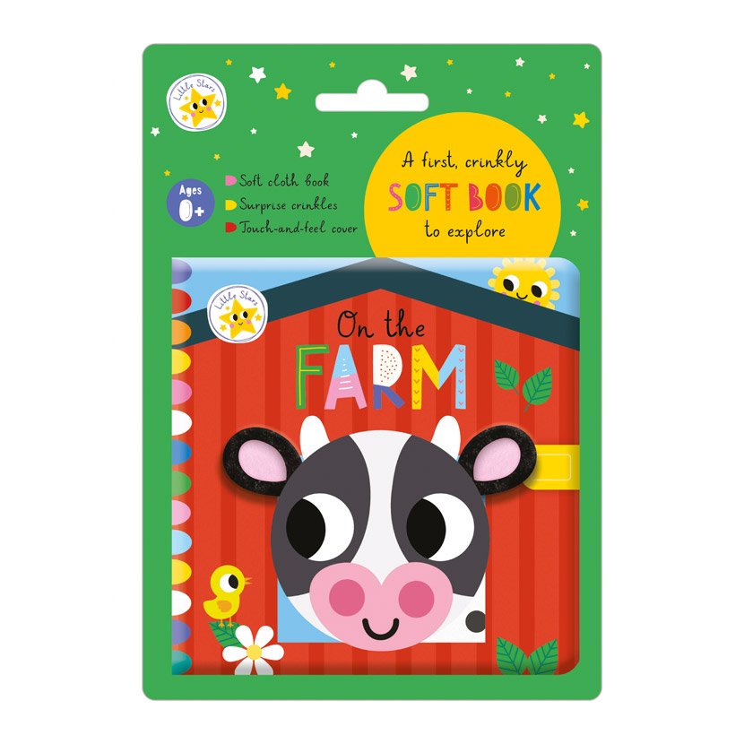 Product image 1 of On the Farm, a cloth book for ages 0+, by Make Believe Ideas.