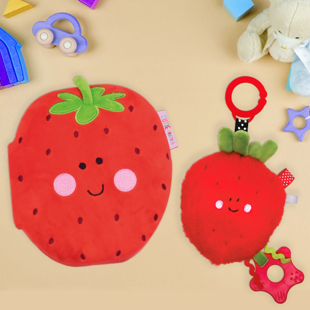 Product image 2 of On-the-Go Toy and Cutie Fruities Book Gift Set, a box set for ages 0+, by Make Believe Ideas.