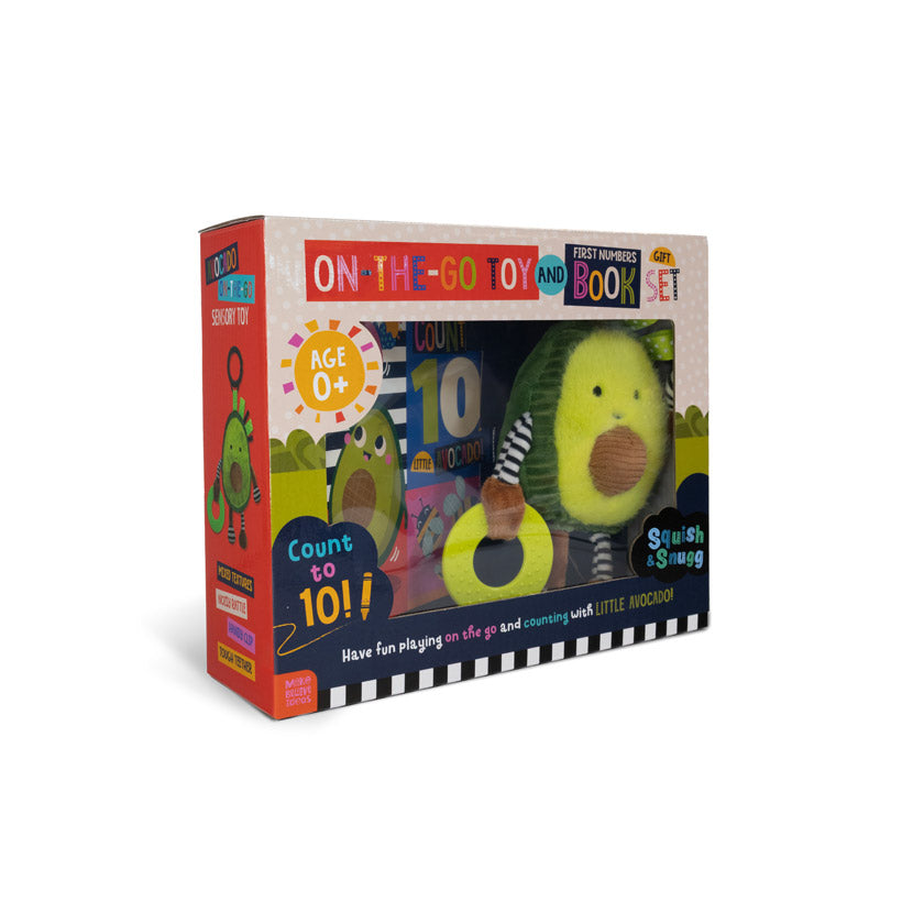 Product image 1 of On-the-Go Toy and First Numbers Book Gift Set, a box set for ages 0+, by Make Believe Ideas.