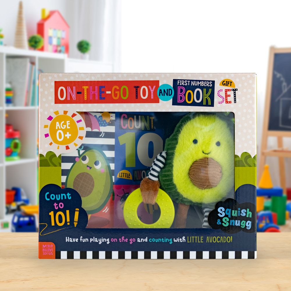 Product image 5 of On-the-Go Toy and First Numbers Book Gift Set, a box set for ages 0+, by Make Believe Ideas.