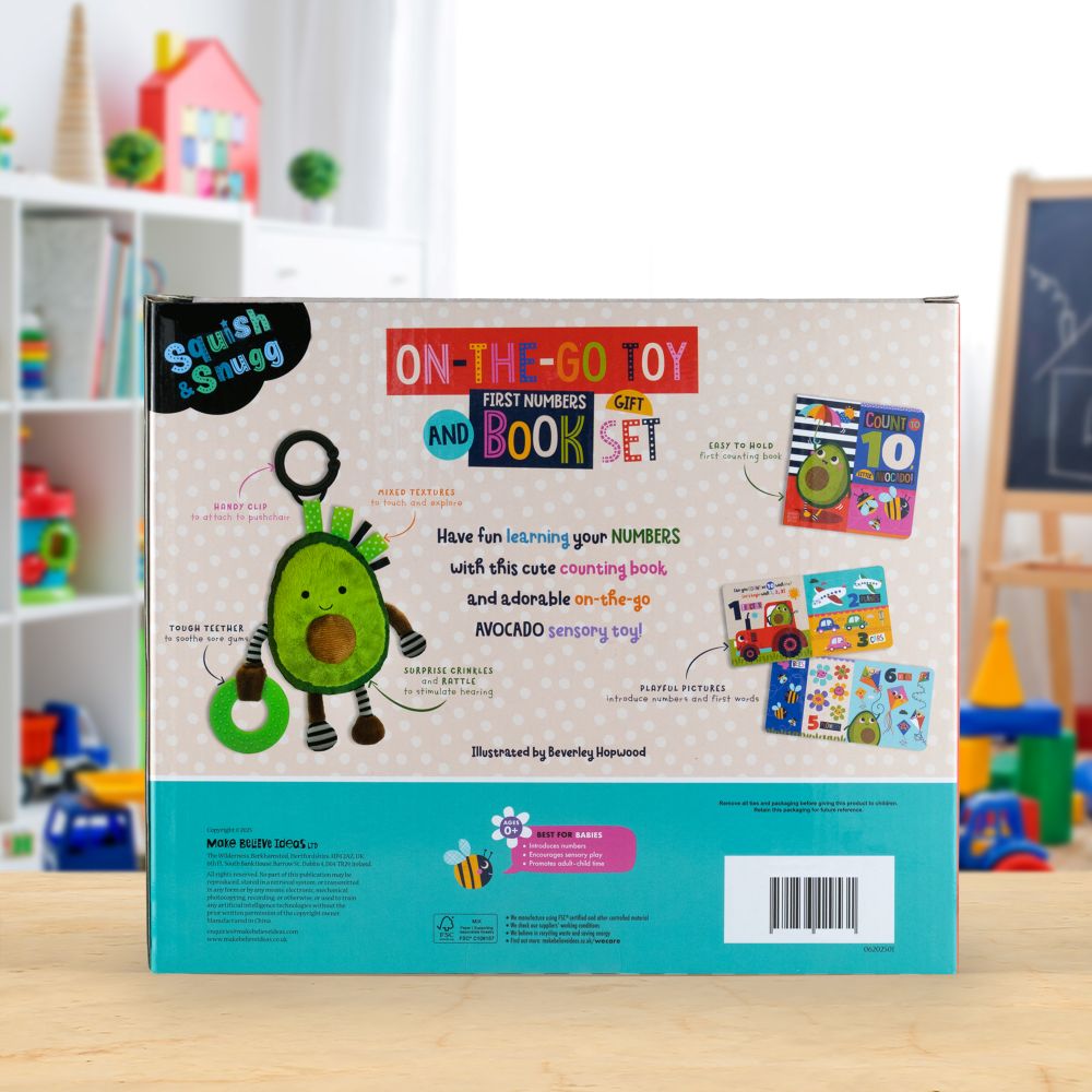 Product image 6 of On-the-Go Toy and First Numbers Book Gift Set, a box set for ages 0+, by Make Believe Ideas.
