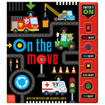 Product image 1 of On the Move, a board book for ages 3+, by Make Believe Ideas.