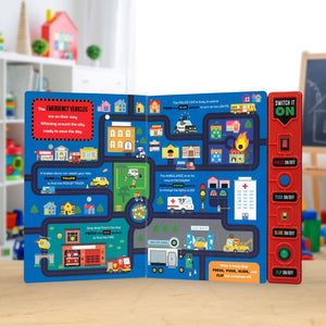 Product image 3 of On the Move, a board book for ages 3+, by Make Believe Ideas.