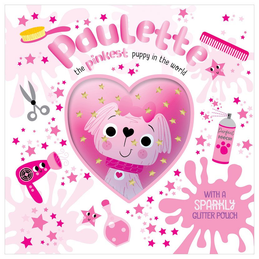 Product image 1 of Paulette the Pinkest Puppy in the World, a picture book for ages 3+, by Make Believe Ideas.
