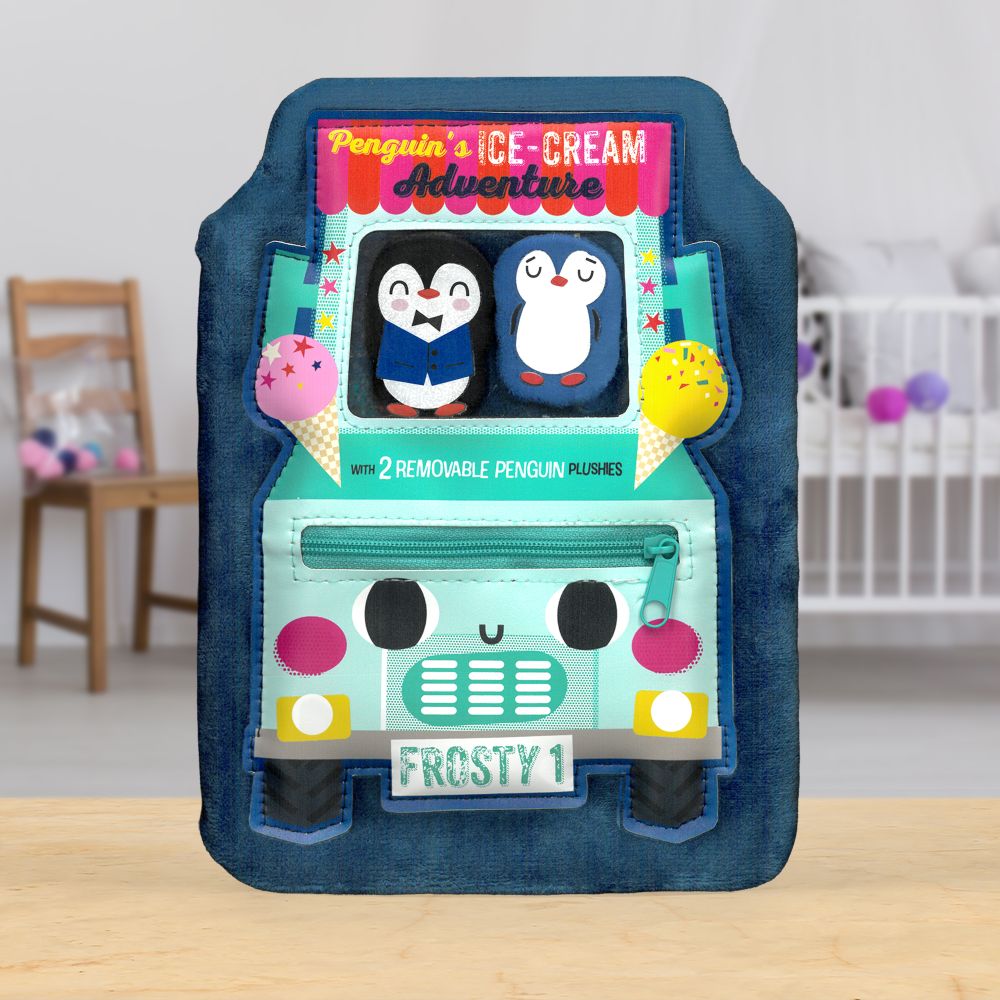 Product image 2 of Penguin's Ice-Cream Adventure, a board book for ages 3+, by Make Believe Ideas.