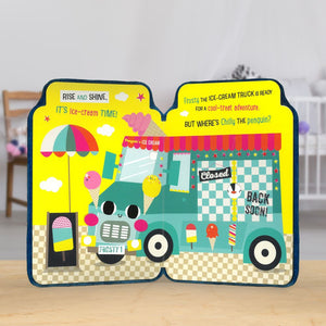 Product image 3 of Penguin's Ice-Cream Adventure, a board book for ages 3+, by Make Believe Ideas.