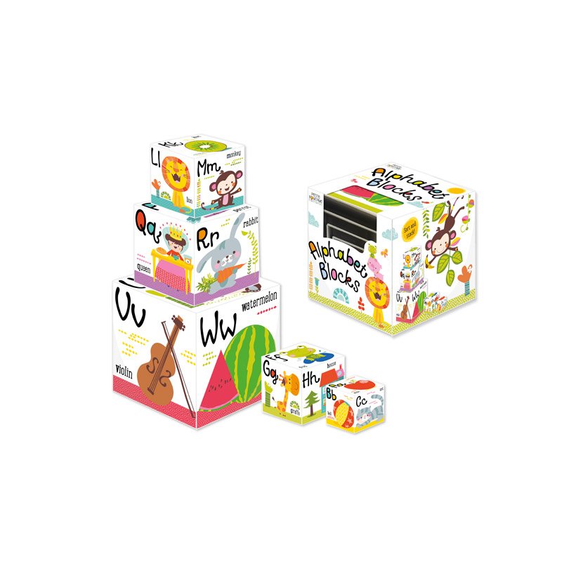 Product image 1 of Petite Boutique Alphabet Blocks, a box set for ages 0+, by Make Believe Ideas.