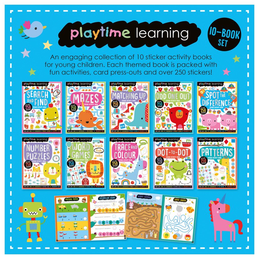 Product image 1 of Playtime Learning 10-book set, a pack for ages 4+, by Make Believe Ideas.