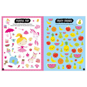 Product image 3 of Playtime Learning Search and Find, a sticker activity book for ages 4+, by Make Believe Ideas.