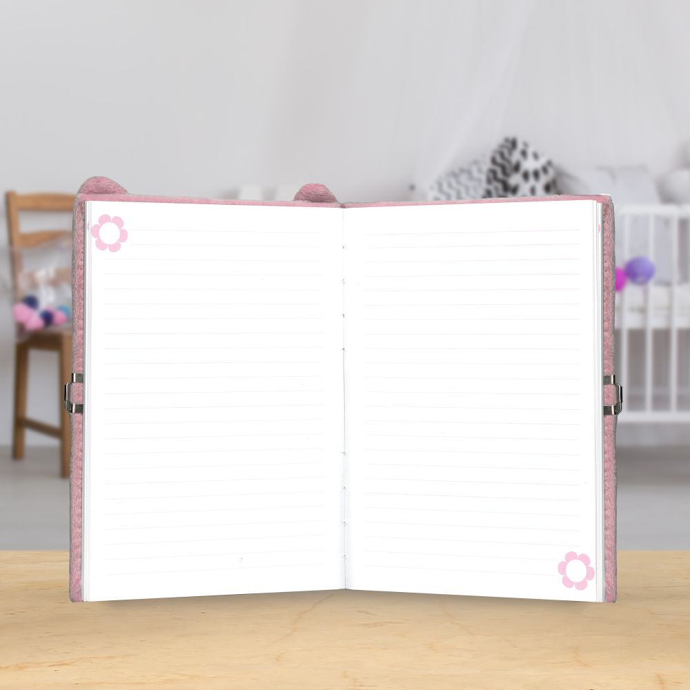 Product image 3 of Plush Raccoon Diary, a stationery item for ages 3+, by Make Believe Ideas.