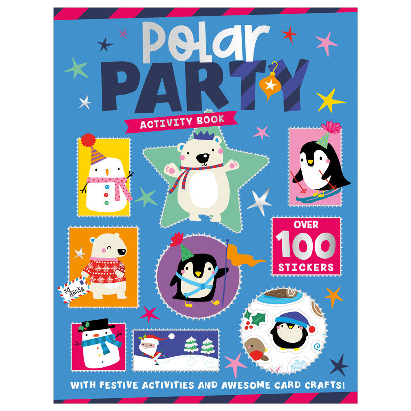 Product image 1 of Polar Party Activity Book, a sticker activity book for ages 4+, by Make Believe Ideas.