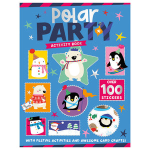 Product image 1 of Polar Party Activity Book, a sticker activity book for ages 4+, by Make Believe Ideas.