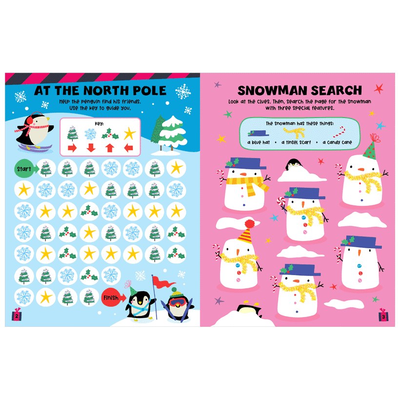 Product image 4 of Polar Party Activity Book, a sticker activity book for ages 4+, by Make Believe Ideas.