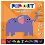 Product image 1 of Pop Out Mega Pictures Animals, a board book for ages 0+, by Make Believe Ideas.
