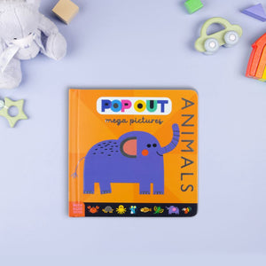 Product image 2 of Pop Out Mega Pictures Animals, a board book for ages 0+, by Make Believe Ideas.