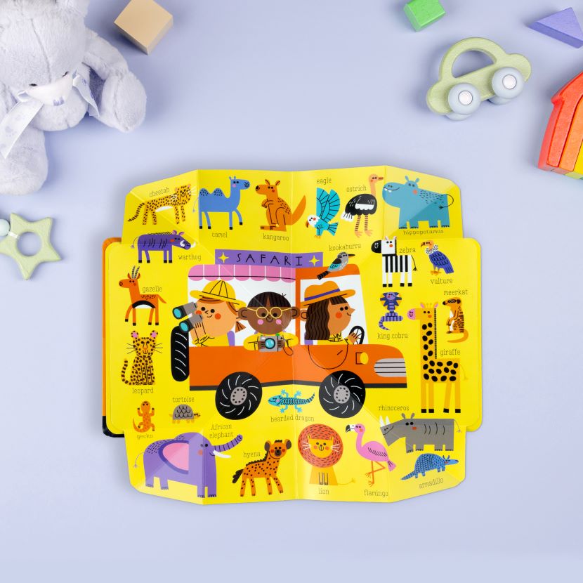Product image 3 of Pop Out Mega Pictures Animals, a board book for ages 0+, by Make Believe Ideas.
