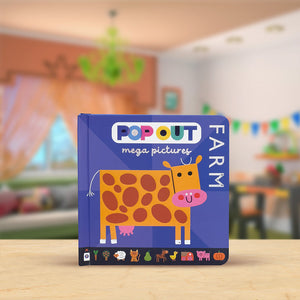 Product image 2 of Pop Out Mega Pictures Farm, a board book for ages 0+, by Make Believe Ideas.