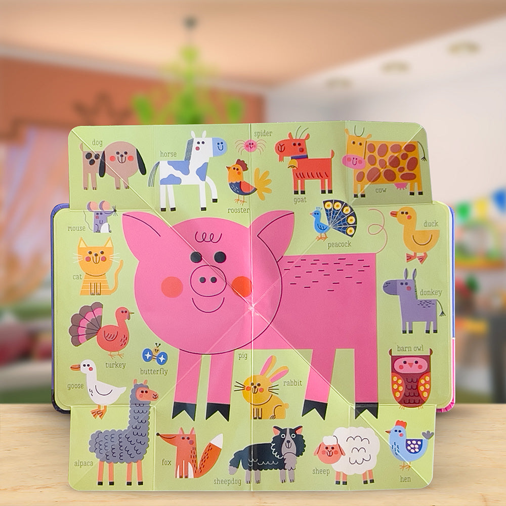 Product image 3 of Pop Out Mega Pictures Farm, a board book for ages 0+, by Make Believe Ideas.