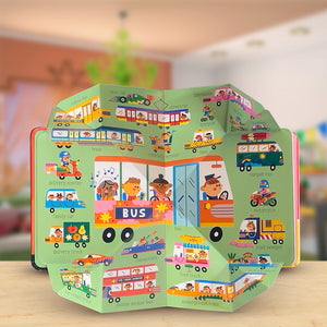 Product image 3 of Pop Out Mega Pictures Vehicles, a board book for ages 0+, by Make Believe Ideas.