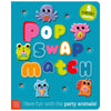 Product image 1 of Pop Swap Match, a board book for ages 3+, by Make Believe Ideas.