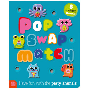 Product image 1 of Pop Swap Match, a board book for ages 3+, by Make Believe Ideas.