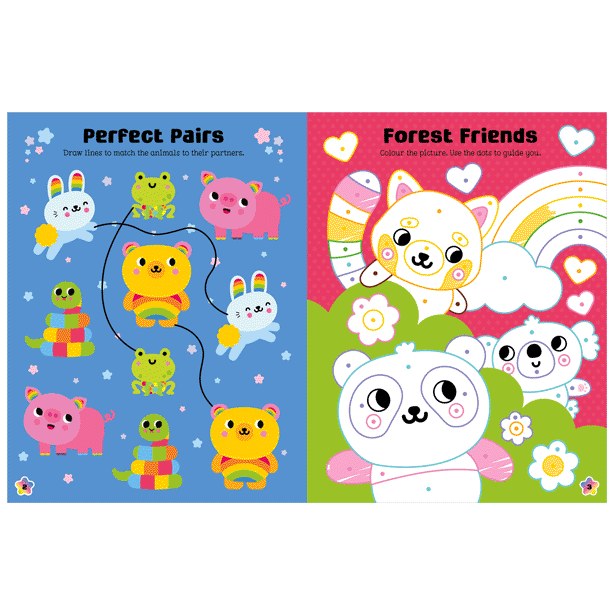 Product image 6 of Rainbow Kingdom Activity Book, a sticker activity book for ages 4+, by Make Believe Ideas.