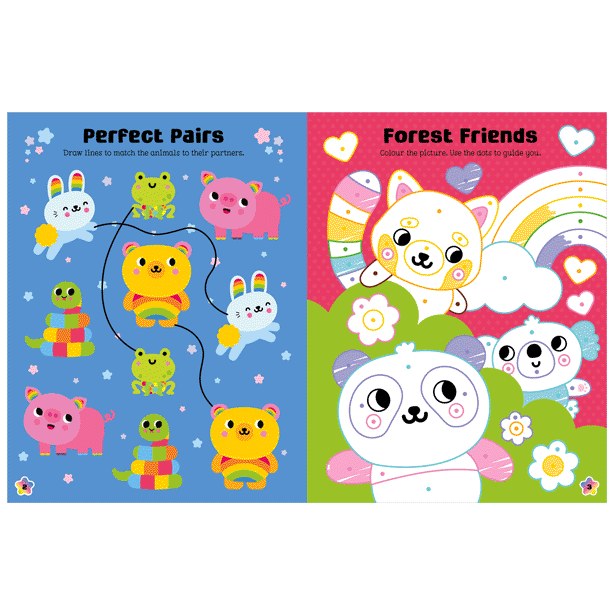 Product image 7 of Rainbow Kingdom Activity Book, a sticker activity book for ages 4+, by Make Believe Ideas.