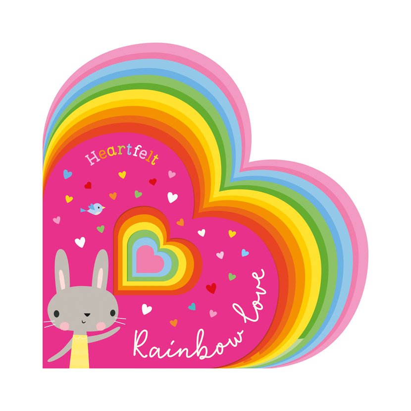 Product image 1 of Rainbow Love, a board book for ages 0+, by Make Believe Ideas.