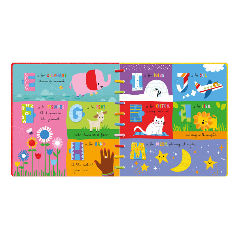 Product image 3 of Rainbow Road ABC, a board book for ages 3+, by Make Believe Ideas.