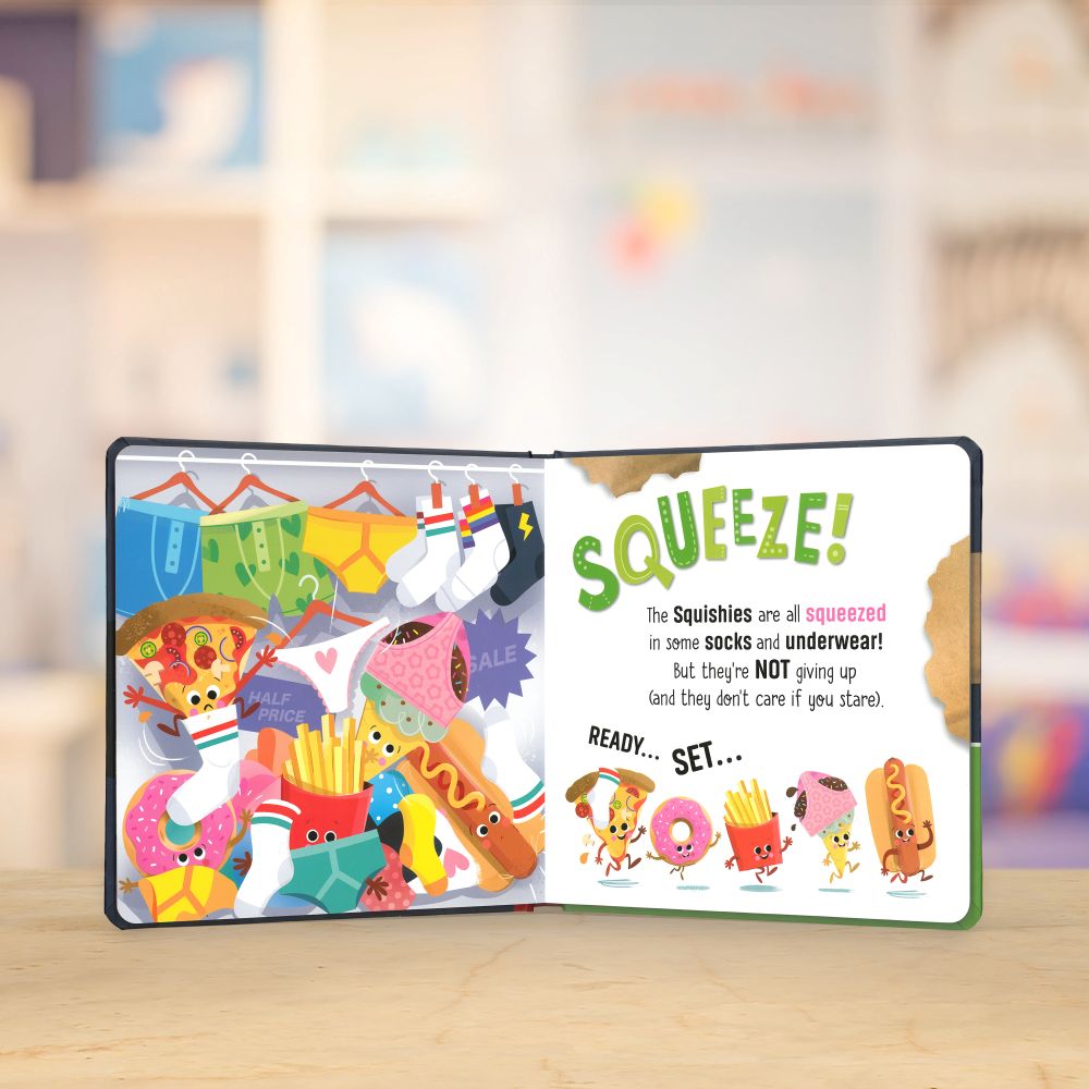 Product image 5 of Ready Set Squeeze!, a board book for ages 3+, by Make Believe Ideas.