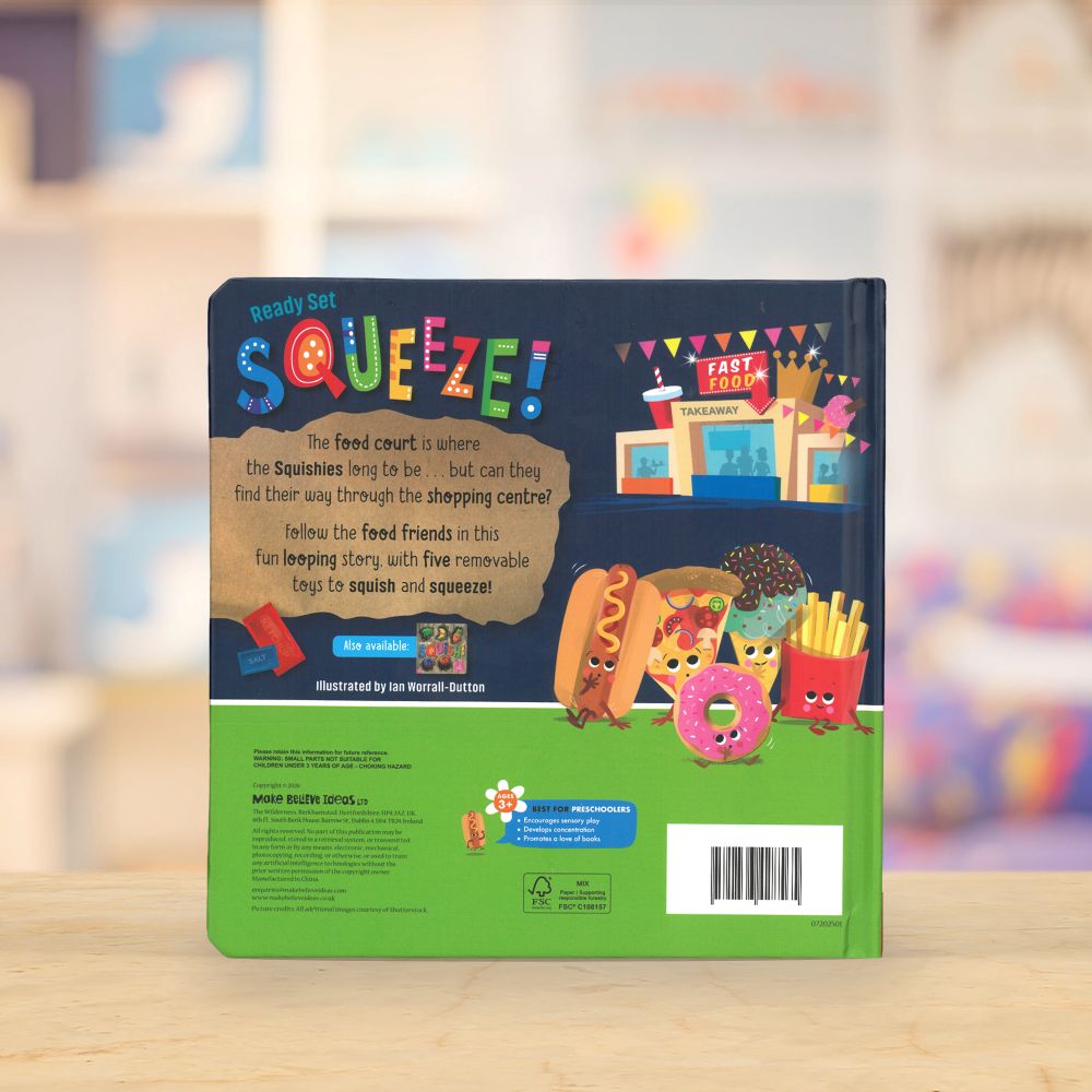 Product image 6 of Ready Set Squeeze!, a board book for ages 3+, by Make Believe Ideas.