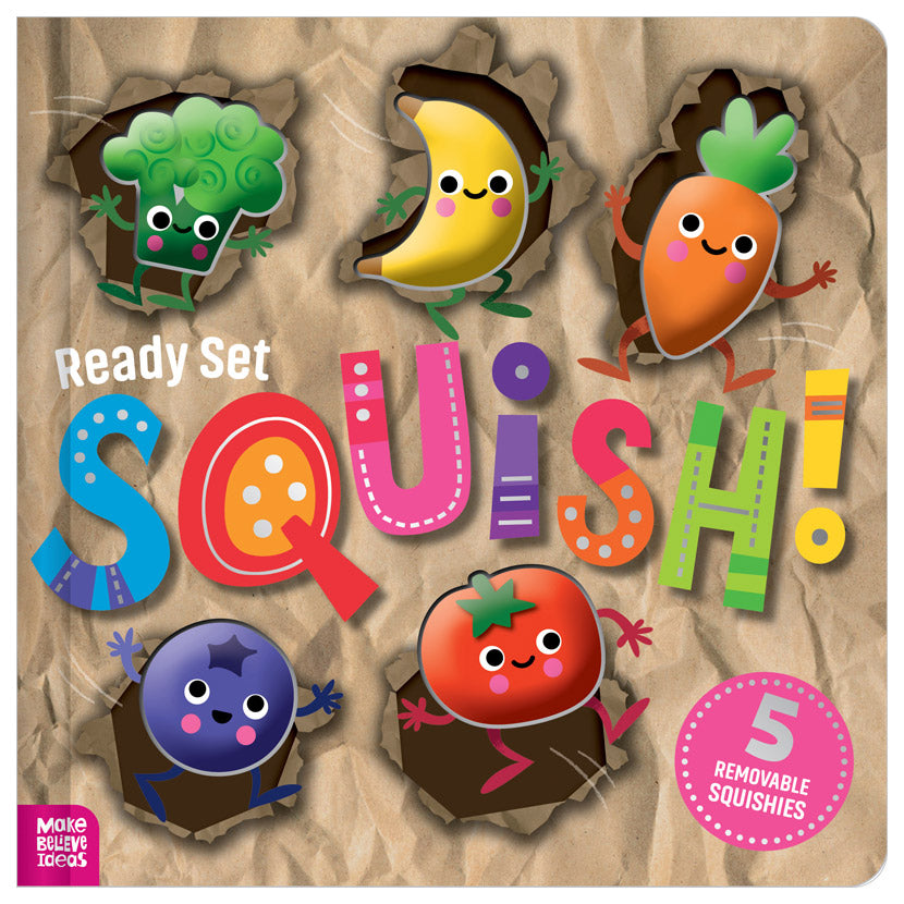 Product image 1 of Ready Set Squish!, a board book for ages 3+, by Make Believe Ideas.